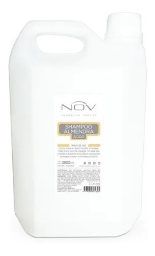 Shampoo Nov Almendra Acido Bidon  X 3900