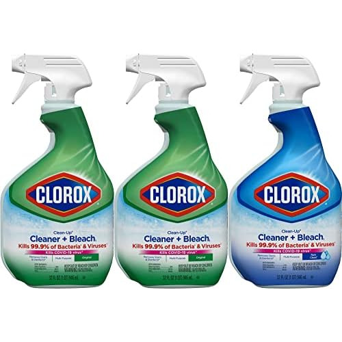 Paquete De Valor Clorox Cleanup Cleaner + Bleach, 3 Aer...