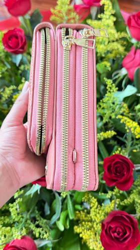 Bolsa Bandolera Diseño Corazón - Casual Y Cómoda Con Correa Coral Corazones Oro Coral