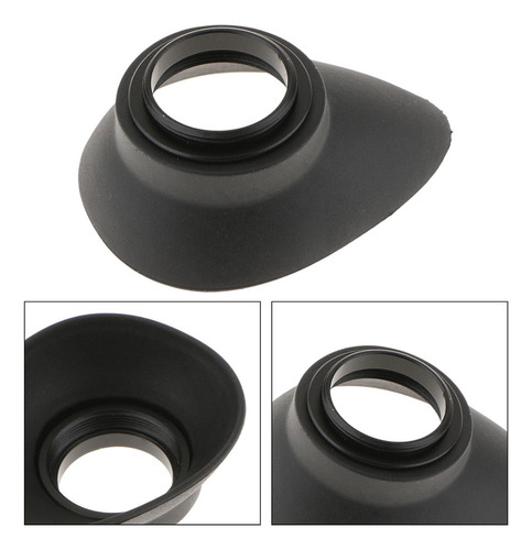 Hh Protector De Copa Ocular For Visor De 22 Mm, Color Negro