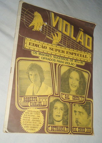 Revista Violão Maiores Sucessos De 1980 E 1981 