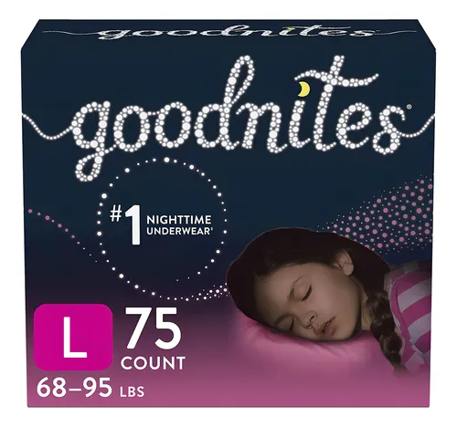 Ropa Interior Nocturna De Cama Noc - Unidad Género Niñas Tamaño Grande (g)