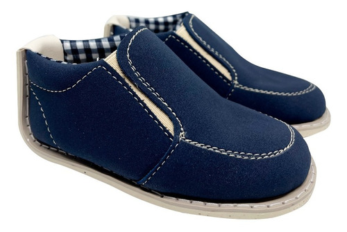 Mocasin Azul Oscuro No Tuerce Para Niño