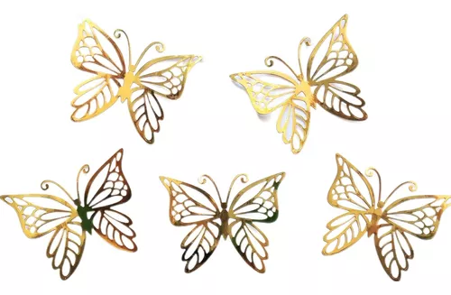Pegatinas de pared decorativas creativas con mariposas y pestañas