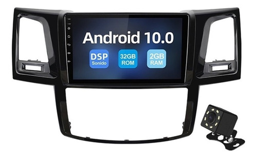 Estéreo Android For Toyota Hilux 2005-2018 Cámara Gps Wifi