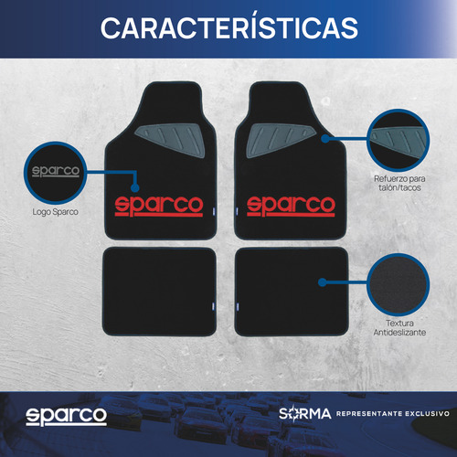 Cubre Alfombra Universal 4 Piezas De Polyester Camio Auto