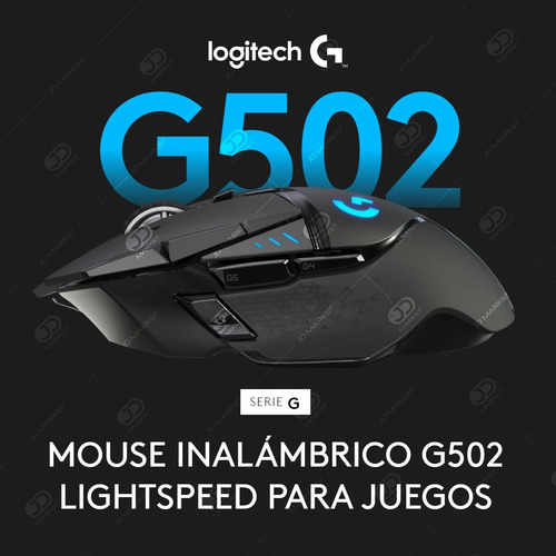 Imagen 2 de 8 de Mouse Gamer Inalámbrico Logitech G502 Lightspeed / 25600dpi