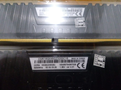 Imagem 3 de 3 de Memória Ram Ddr4 Corsair Lpx 3200mhz - Samsung B-die V4.31