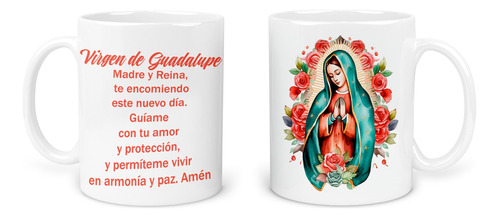 Taza 11 Oz Ts14. De La Virgen De Guadalupe: Fe Y Devoción