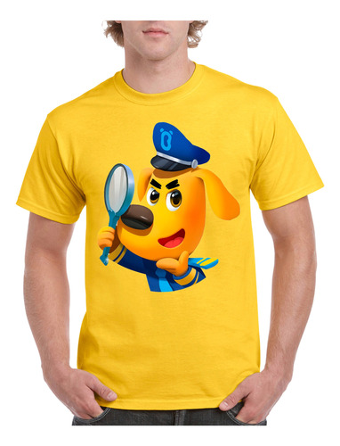 Remera Camiseta Safety Sheriff Labrador En 2 Diseños