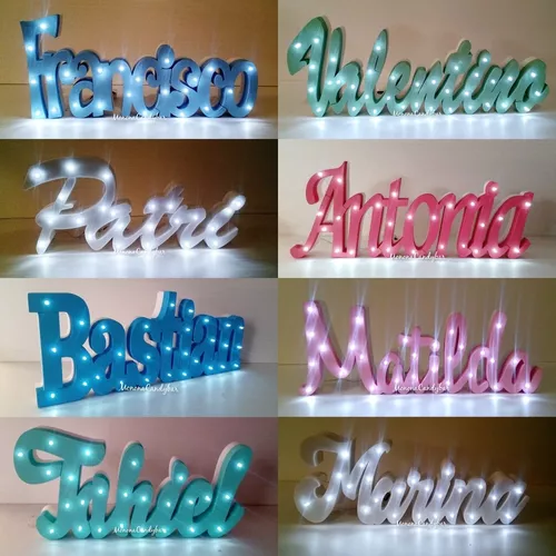 Letras decorativas con Luz LED - El Bazar De Sofía