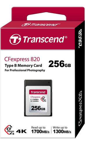 Transcend Memoria Cf Express 820 Tipo B 256 Gb