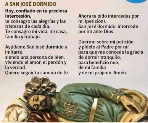 Imagen 3 de 7 de San José Dormido En Resina Con Cama Ovalada 14 Cm + Obsequio