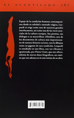 Pietro Citati : Leopardi - Acantilado