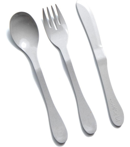Knork Eco Juego De Cubiertos Reutilizables De Bambú Biodegra