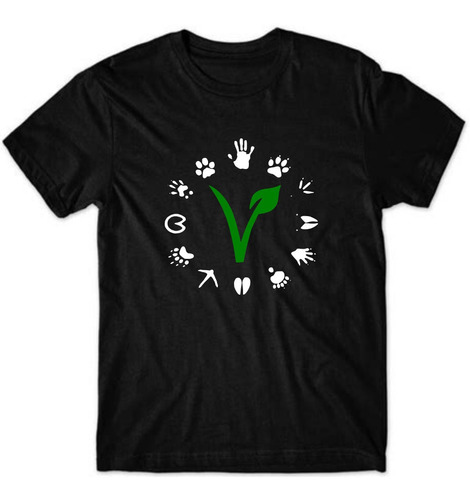 Verde - Vida - Vegan - Camisa 100% Algodão