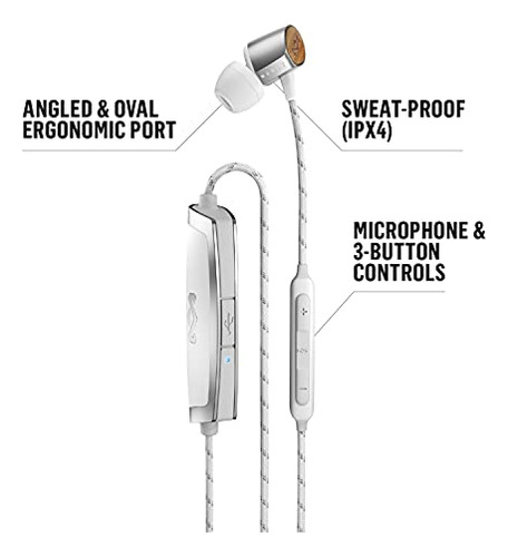 Auriculares Inalámbricos Bluetooth 10h Playtime (plata)