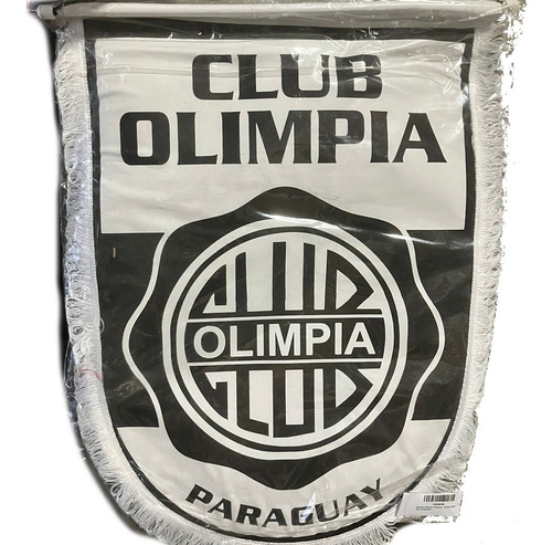 Banderines De Futbol Grande De Pvc Y Flecos Club Olimpia 