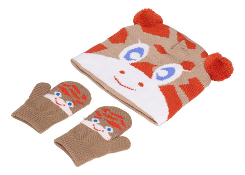 Bonito Gorro Y Guantes Para Bebés, Conjunto De Punto Para Be