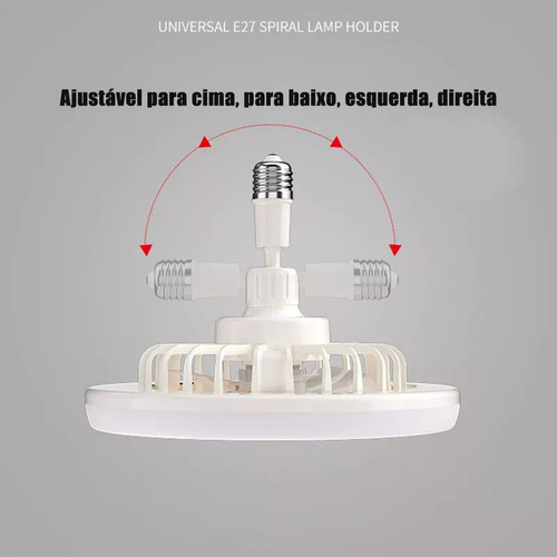Lámpara De Ventilador De Techo Moderna Con Iluminación E26
