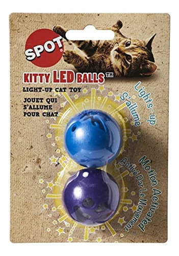 Spot Ethical Products Kitty Led/pelotas De Juguete Para Gato