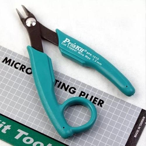 Imagen 3 de 3 de Alicate Corte Micro Proskit 8pk-101d Electrónica Pinza 127mm