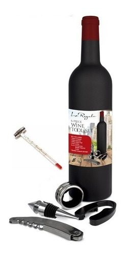 Set Destapador Botella De Vino Saca Corchos Elegante Abridor