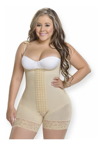 Faja Colombiana Media Pierna Beige F-0083 Myd - Paopink