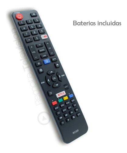 Control Remoto Smart Tv Atvio Rc320 + Pilas