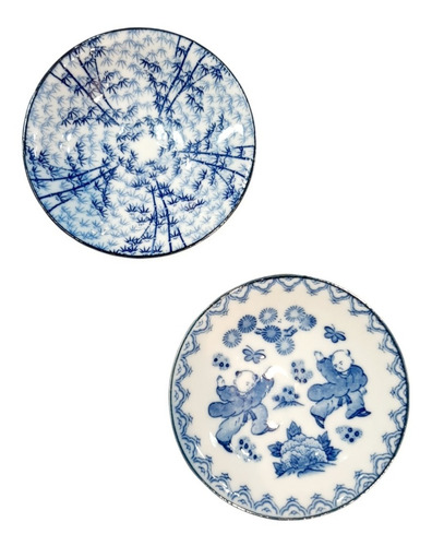 Plato Porcelana Set X 2 Unidades Japan Diam. 9.5cm