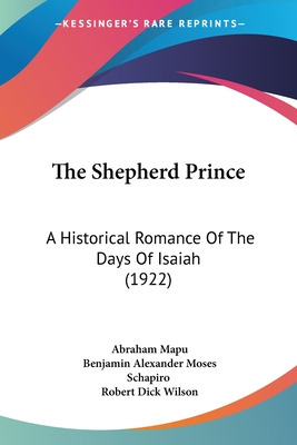 Libro The Shepherd Prince: A Historical Romance Of The Da...