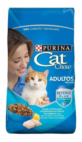 Cat Chow Pescado Y Marisco Adulto 10kg. Croqueta Alimento Ga
