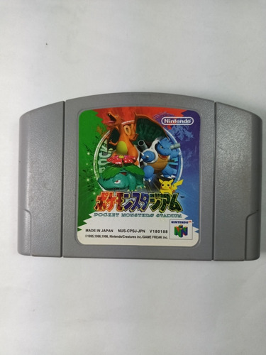 Pokemon Pocket Monster Stadium Nintendo 64 Version Japonesa (Usado)