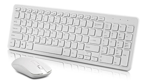 Teclado Inalámbrico Slim + Mouse