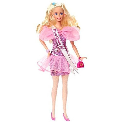 Muñeca Barbie, Pelo Rubio Rizado, Noche De Graduación