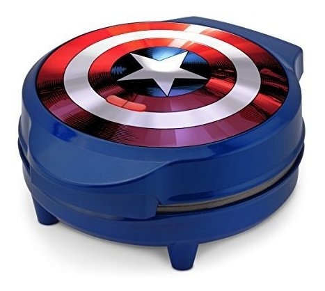 Marvel Mva-278 Capitán Waffle Maker, Azul