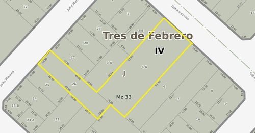 Venta De Lotes En Block Con Salida A 2 Calles, Total 1.475m2