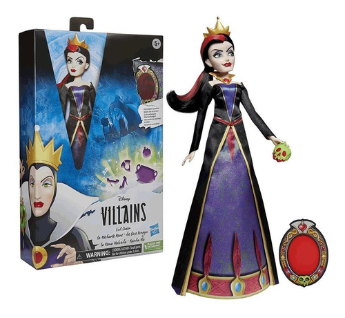 Disney Branca De Neve Boneca Vilã Rainha Má Com Acessórios