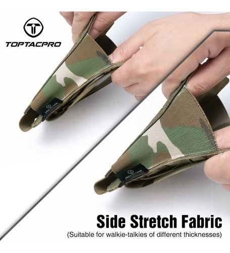 Porta Radio Táctico Molle Prc148 152 Mpu5 Camuflaje Caza
