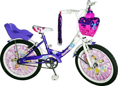 Bicicleta De Nena R20 Carolina Full Necchi. La Mas Linda