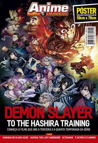Superpôster Anime Invaders - Demon Slayer: To The Hashira T, De Editora Europa. Editorial Europa, Capa Mole, Edição 2024-03-29 00:00:00 Em Português