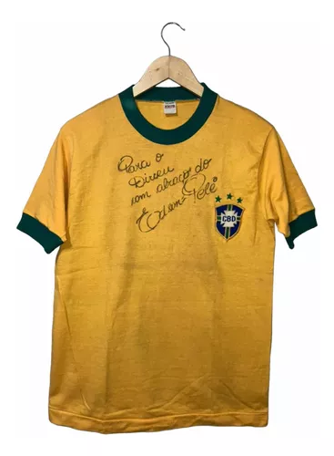 Camisa Brasil Retro 1958  Camiseta Masculina Athleta Usado