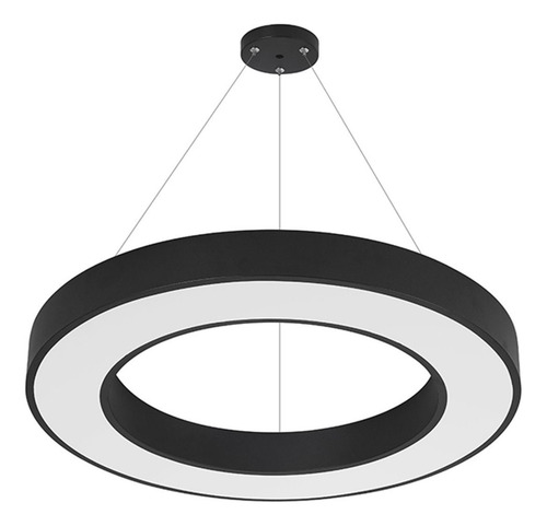 Lámpara Led Colgante Circular Abierta 36w Luz Fría