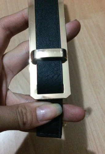 Cinturon Golden Belt Dorado Hecho A Mano Mediano Original!!