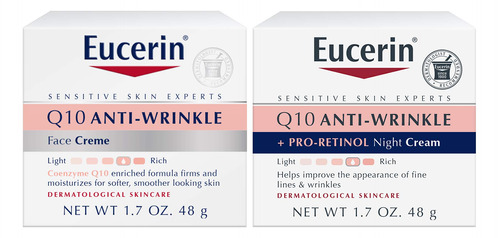 Eucerin Q10 - Paquete De Crema Facial Antiarrugas, Crema De.