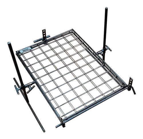 Imagen 3 de 10 de Parrilla Asador Portátil Mantera Pinche 35x50cm - Brasas®