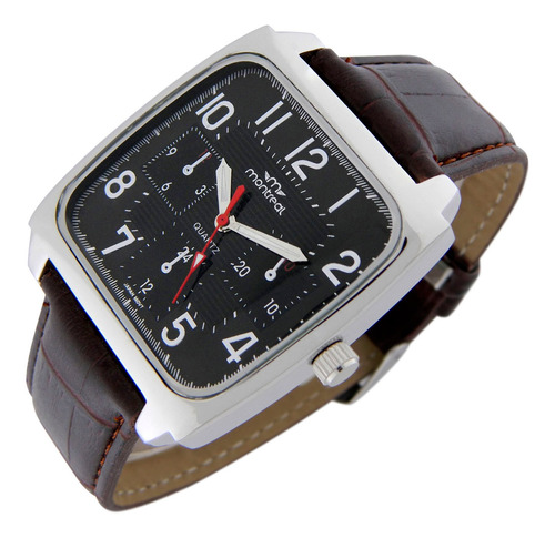 Reloj Pulsera Montreal Hombre Ml1416 Agujas Luminosas