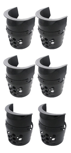 Qw 6 Bolsillos Para Mesa De Billar, Cestas Negras,