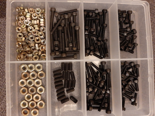 Kit Tornillos Allen C/cilindrica M3 & M4 Pack X 240 Unidades