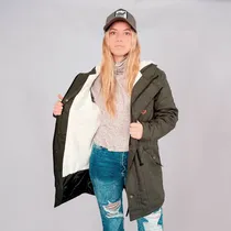 Comprar Customs Ba Camperas Mujer Parka Corderito Campera Invierno C